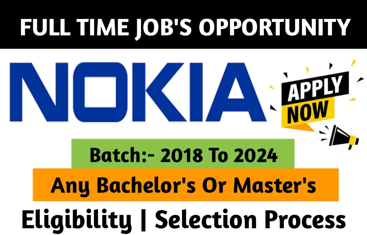 Nokia Off Campus Drive 2024 For AIML Full Stack Engineer Job For